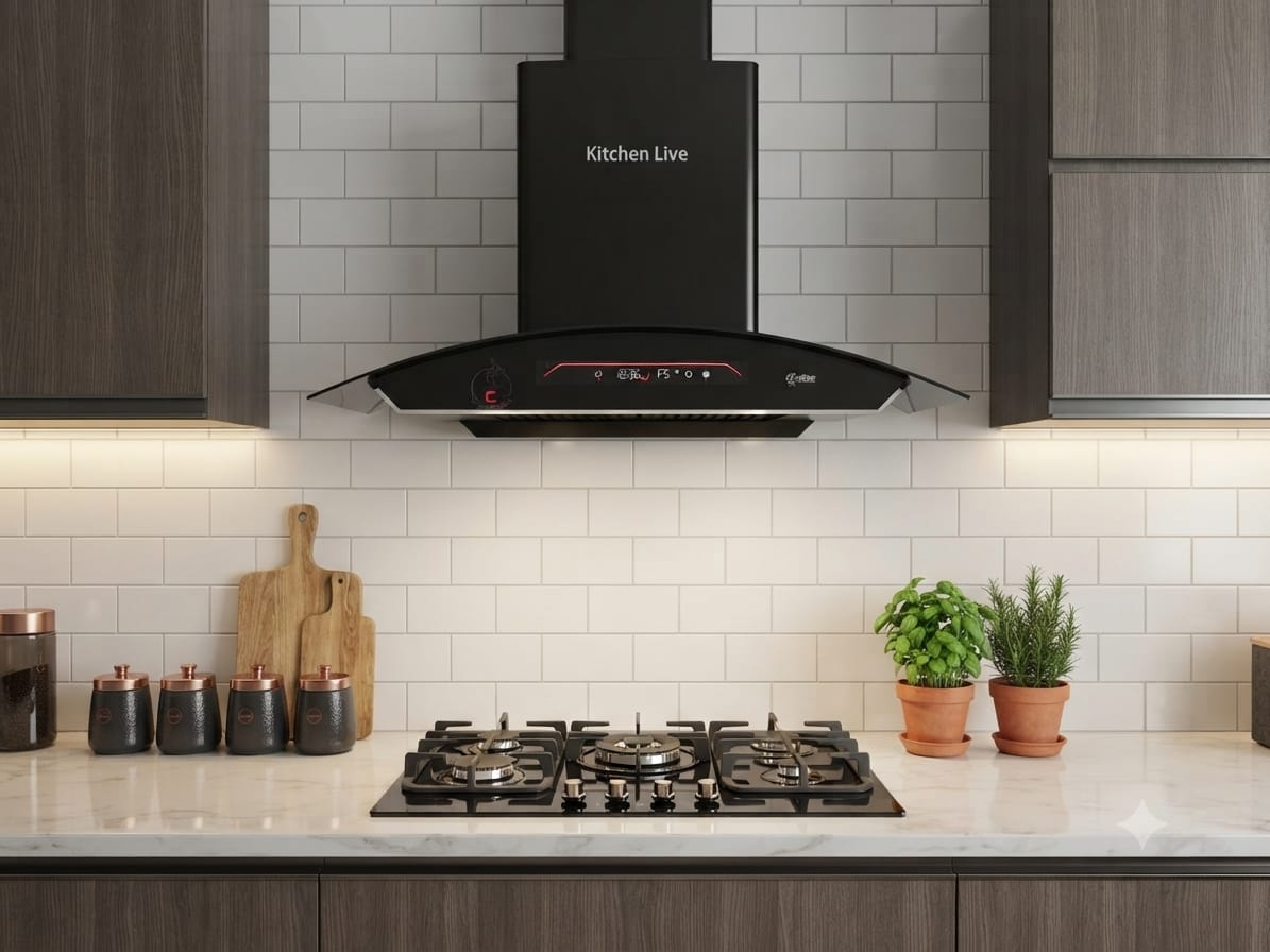 CURVE 90 BLDC Kitchen Chimney